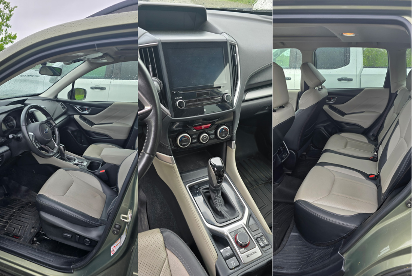 Interior of 2020 Forester
