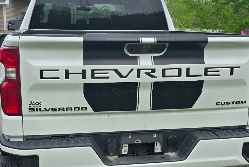 2022 Chevrolet Silverado rear view